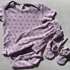 Kate Quinn Purple Kids Matching Set